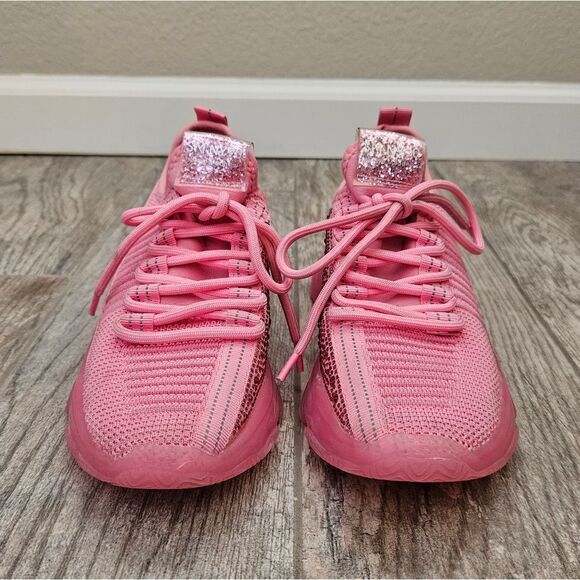 Steve Madden Maxima Sneaker Pink Size 4M - Picture 3 of 14